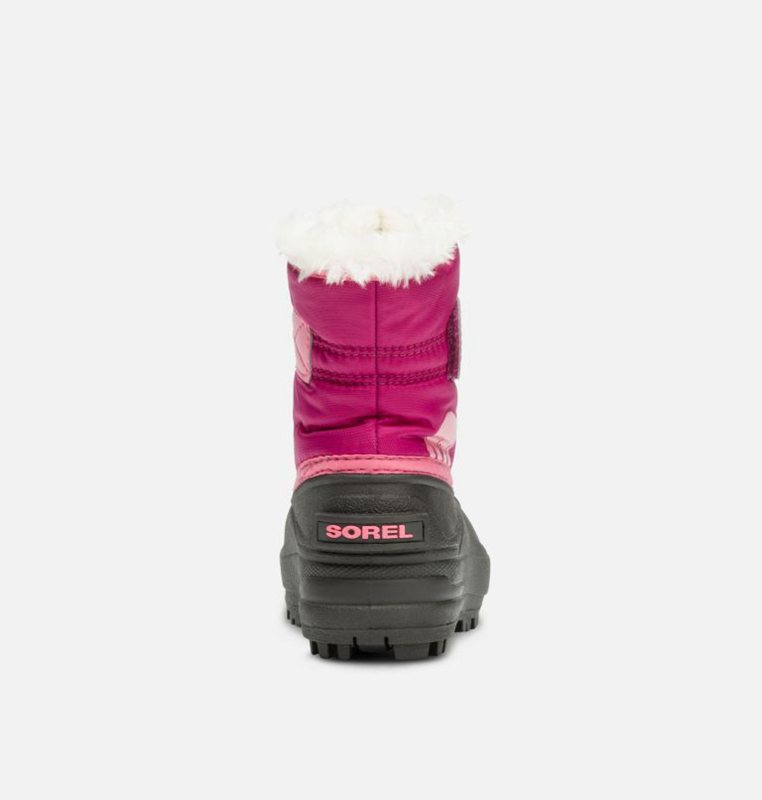 Sorel Toddler Commander™ - Kids Snow Boots Pink/Black - 532461UBE